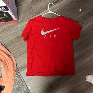 Red Nike t-shirt